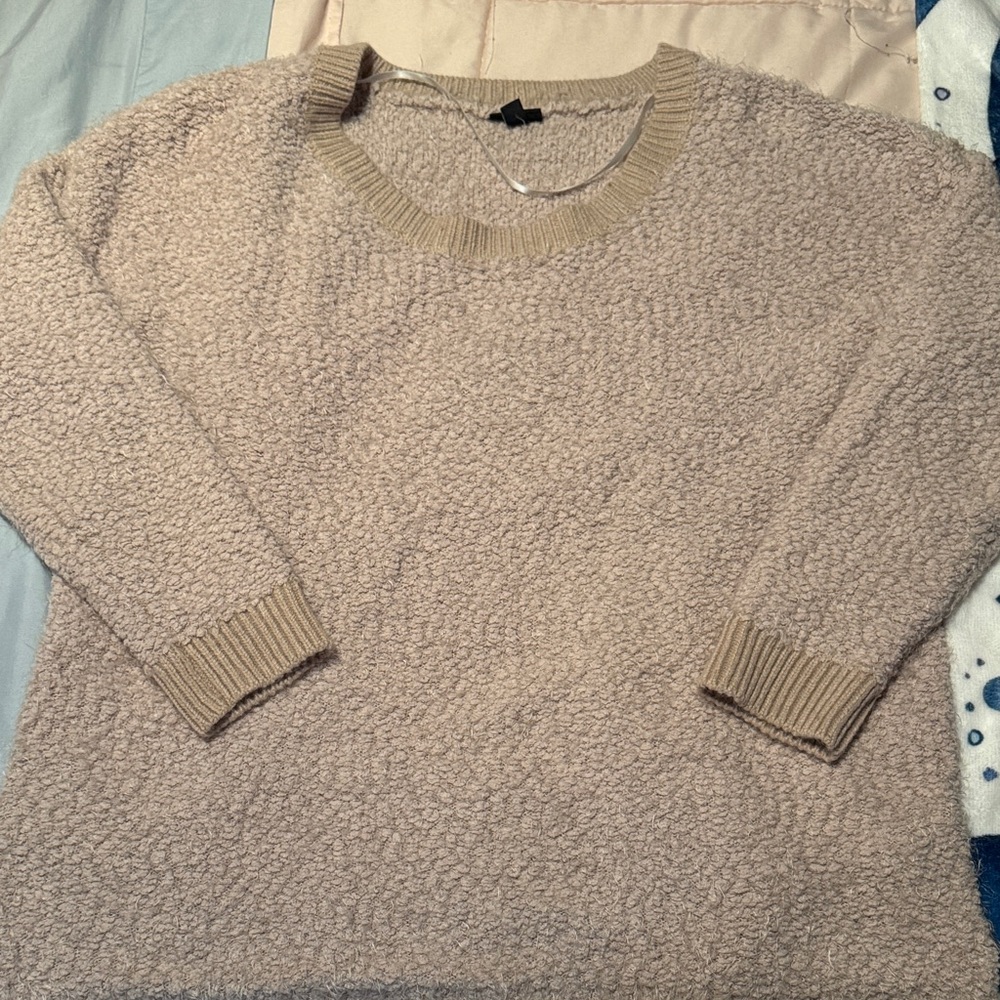 Torrid size 2 Cozy Beige Sweater